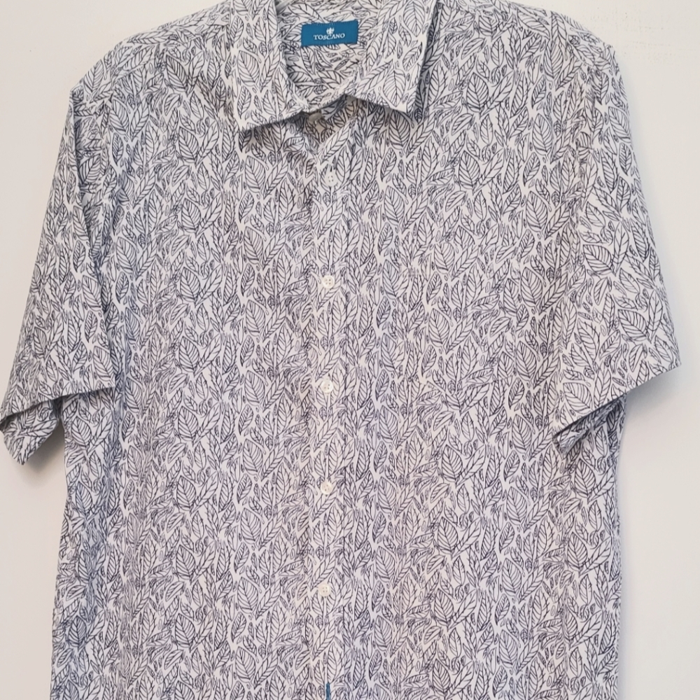 Toscano Men's Cotton  Shirt, Size L